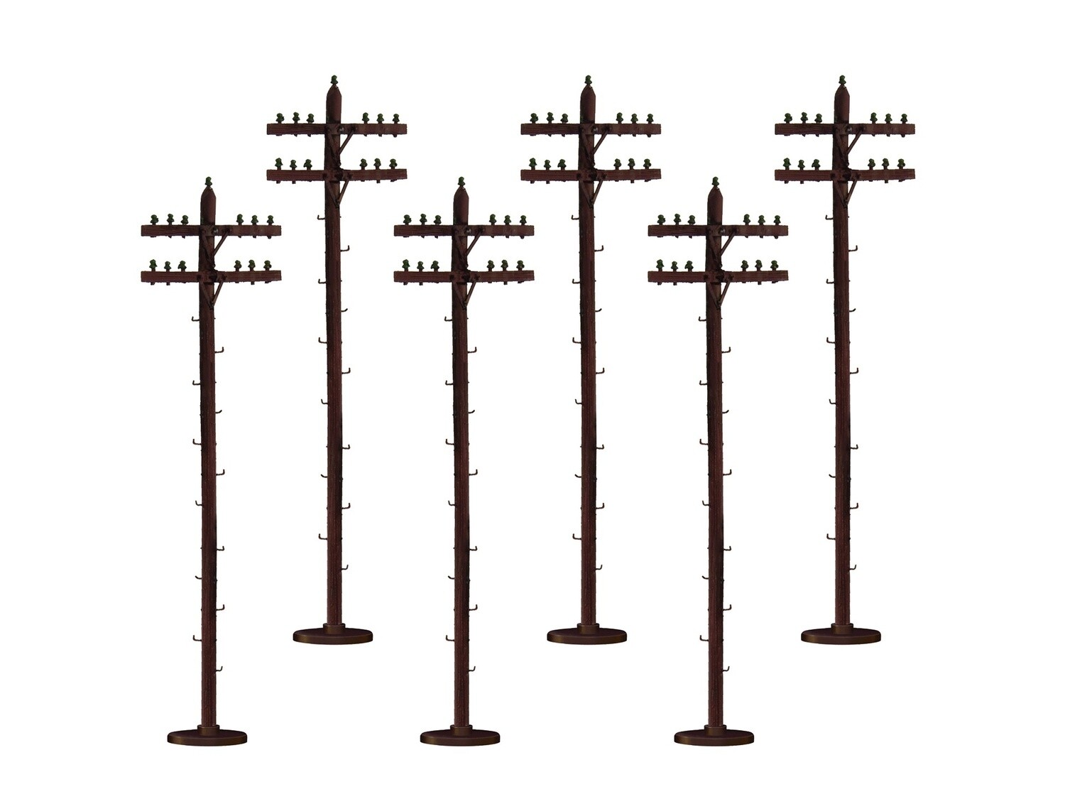 37851 - SCALE TELEPHONE POLES
