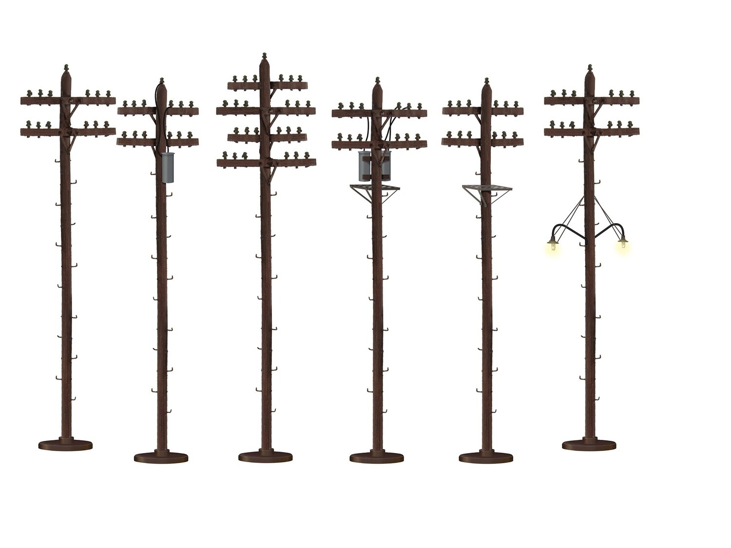 37939 - SCALE TELEPHONE POLES