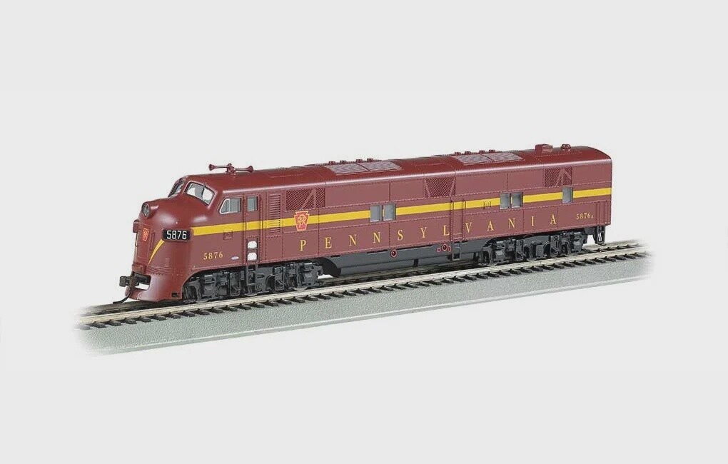 BAC66701 | HO | EMD E7A Standard DC | PRR Tuscan Single Stripe #5876