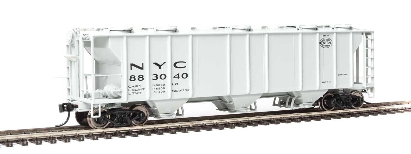 910-7027 | HO | 50' PULLMAN-STANDARD PS-2 2893 3-BAY COVERED HOPPER  | NEW YORK CENTRAL #883040