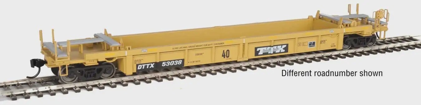 910-8413 | HO | THRALL REBUILT 40' WELL CAR | TRAILER-TRAIN DTTX #53156