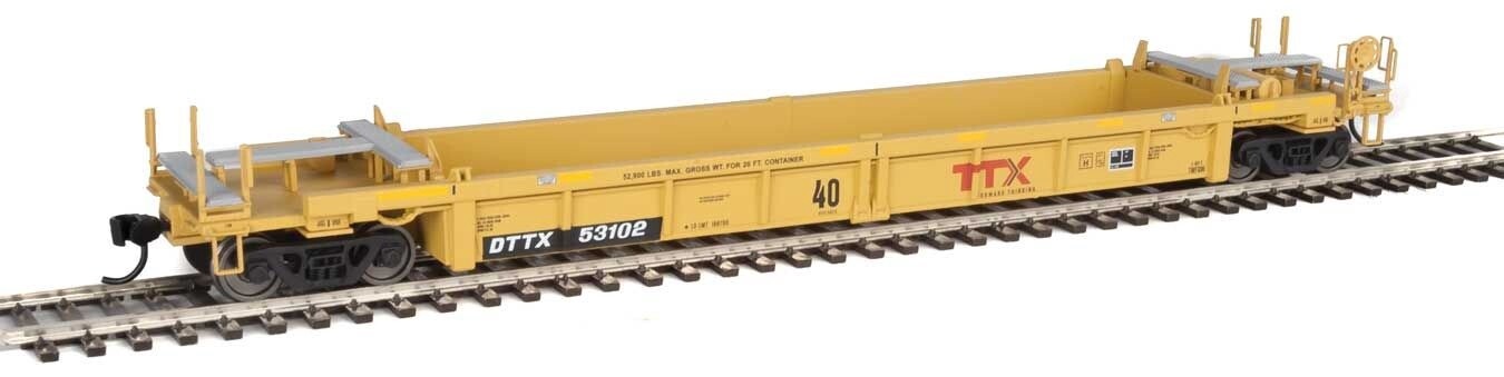 910-8418 | HO | Thrall Rebuilt 40' Well Car | TTX DTTX #53317