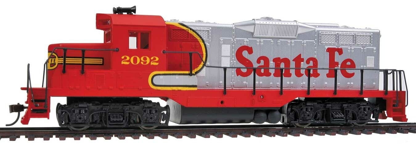 931-113 | HO | EMD GP9M | Santa Fe #2092 (Warbonnet; red, silver) 931-113 | HO | EMD GP9M | Santa Fe #2092 (Warbonnet; red, silver)