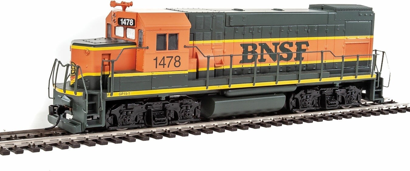 931-2500 | HO | EMD GP15-1 Standard DC | urlington Northern & Santa Fe (green, orange, yellow) 931-2500 | HO | EMD GP15-1 Standard DC | urlington Northern & Santa Fe (green, orange, yellow)