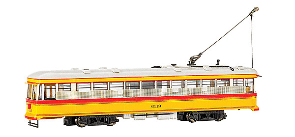 BAC84604 | HO | Peter Witt Trolley DCC Equipped | Baltimore Transit #6119