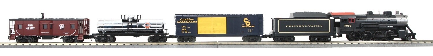 MTH30-4244-1 | O Gauge | RailKing 2-8-0 Steam Freight R-T-R Train Set w/Proto-Sound 3.0 | Pennsylvania Railroad