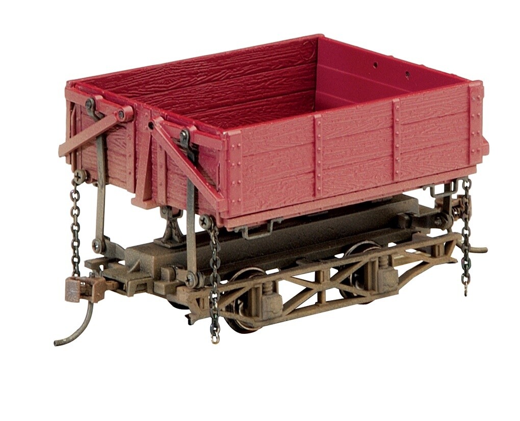 BAC29801 | On30 | WOOD SIDE-DUMP CAR | RED OXIDE (3 BOX)