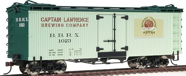 BAC27481 | On30 | Captain Lawrence Brew Pub Billboard Reefer