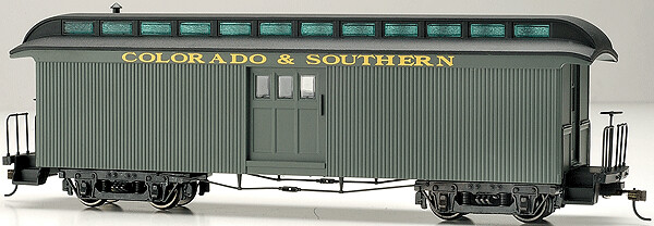 BAC26423 | On30 | Two Door Baggage Car | Colorado &amp; Southern