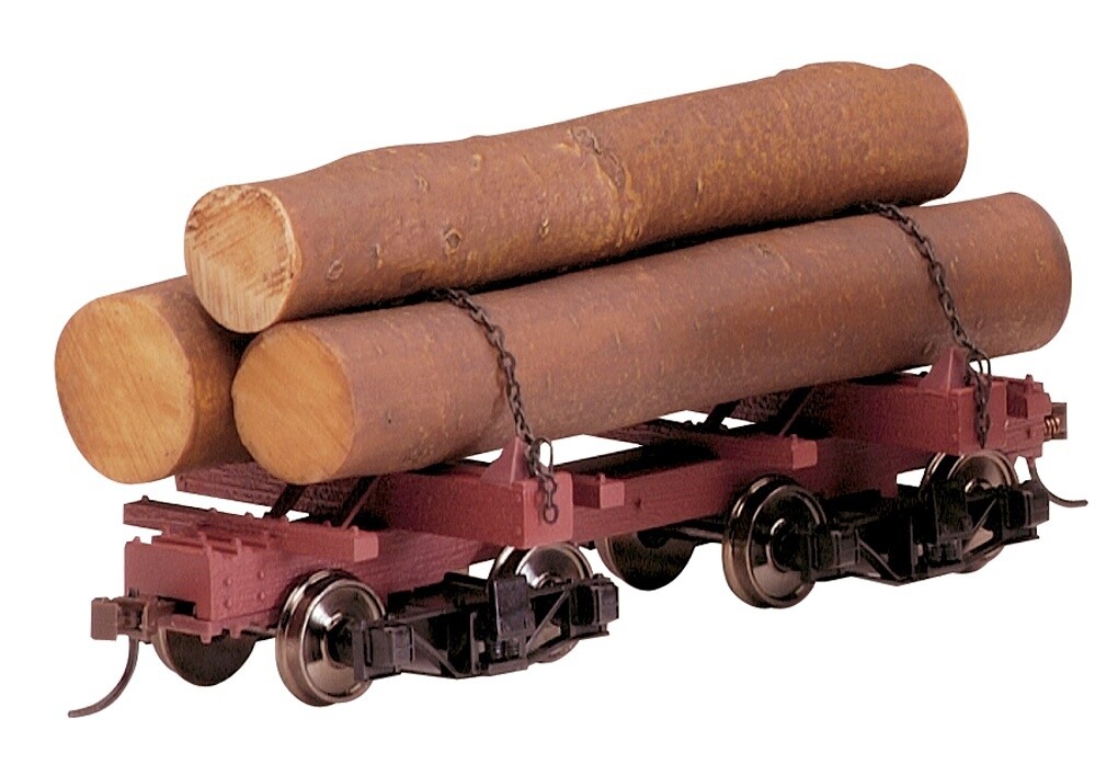 BAC27391 | On30 | SKELETON LOG CAR | RESIN LOGS (3/BOX)