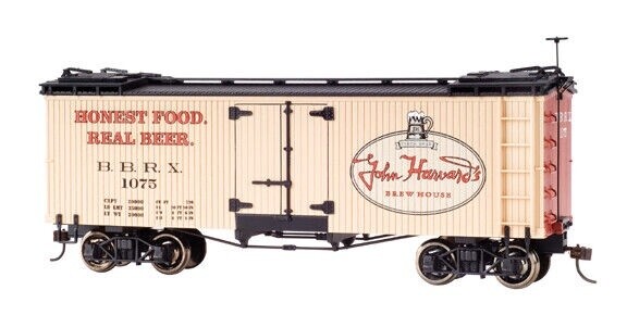BAC27467 | On30 | Billboard Reefer-John Harvard's Brewhouse