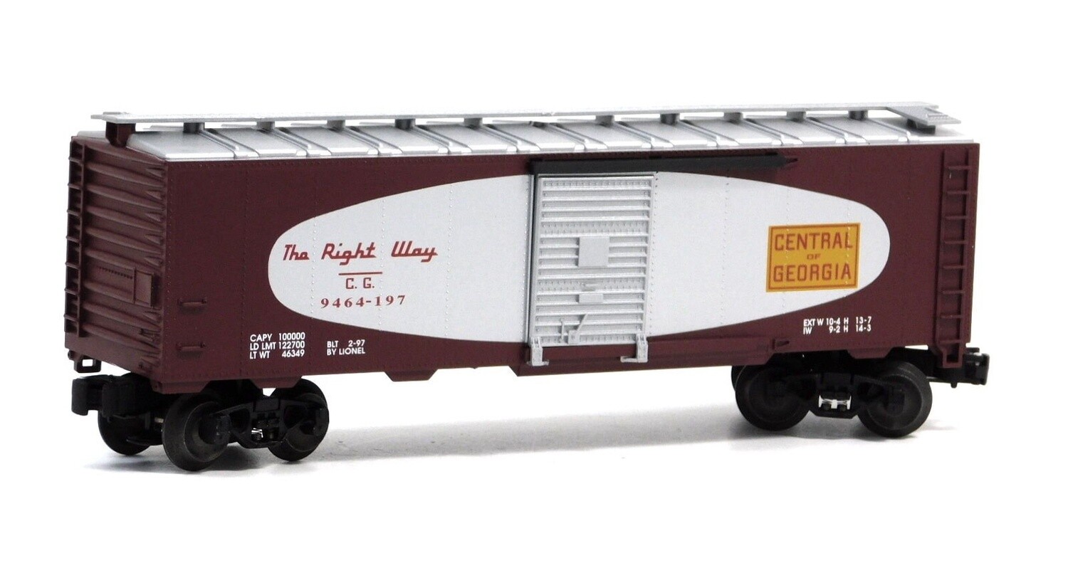 LIONEL6-17224 | O Gauge | 40' Boxcar '9464-197' | Central of Georgia Boxcar