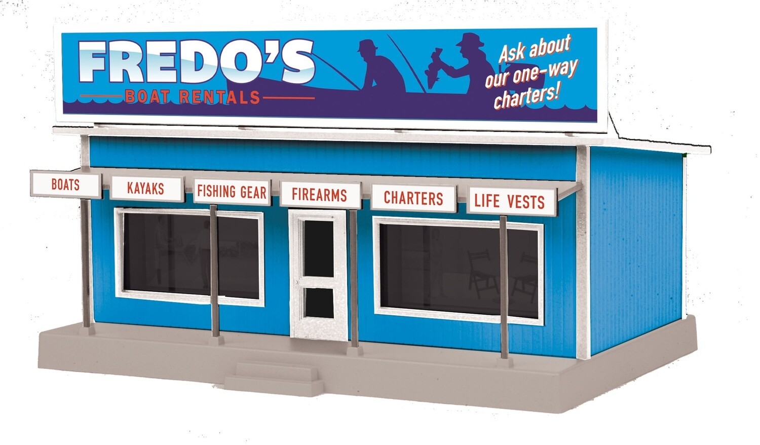 MTH30-90629 | O Gauge | RailKing Road Side Stand | Fredo’s Boat Rental