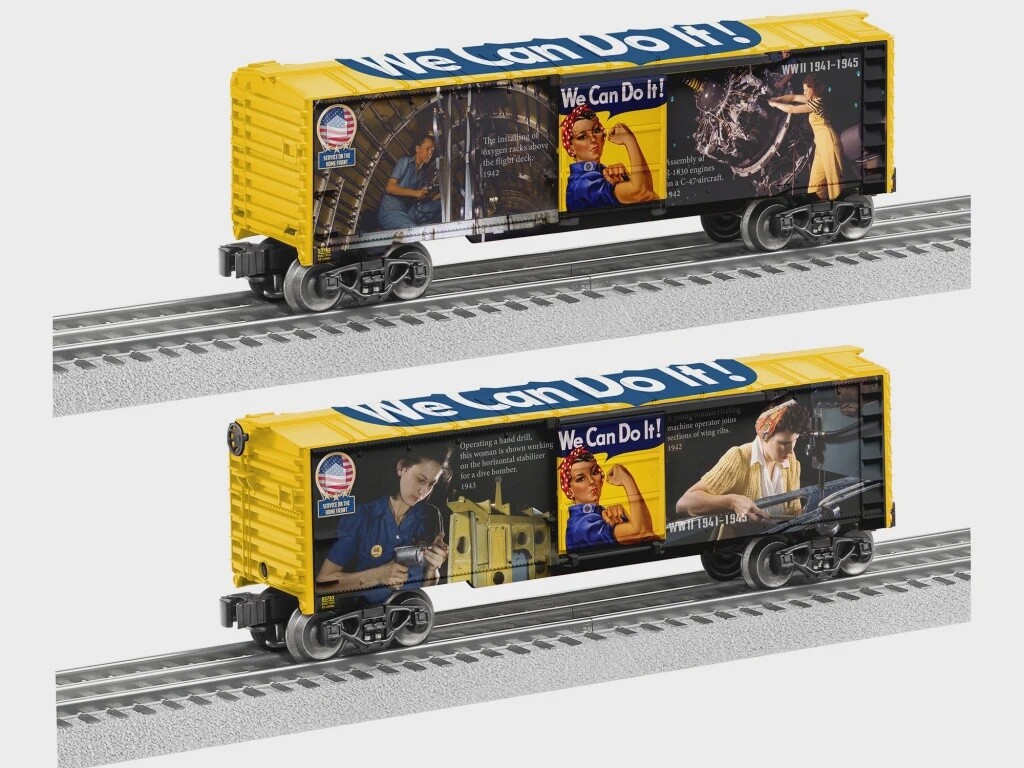 LIONEL6-83783 | O Gauge | Rosie the Riveter Boxcar WWII