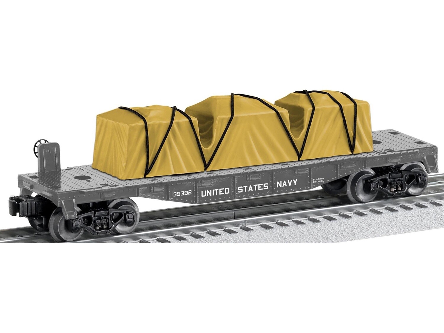 LIONEL39392 | O Gauge | U.S. NAVY MADE IN USA FLATCAR