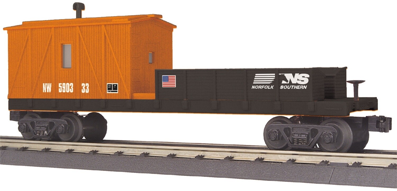 MTH30-79522 | O Gauge | RailKing Crane Tender Car | Norfolk Southern