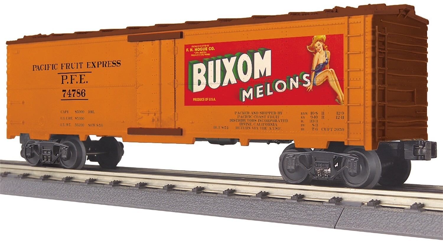 MTH30-78225 | O Gauge | RailKing Modern Reefer Car | Buxom Melons