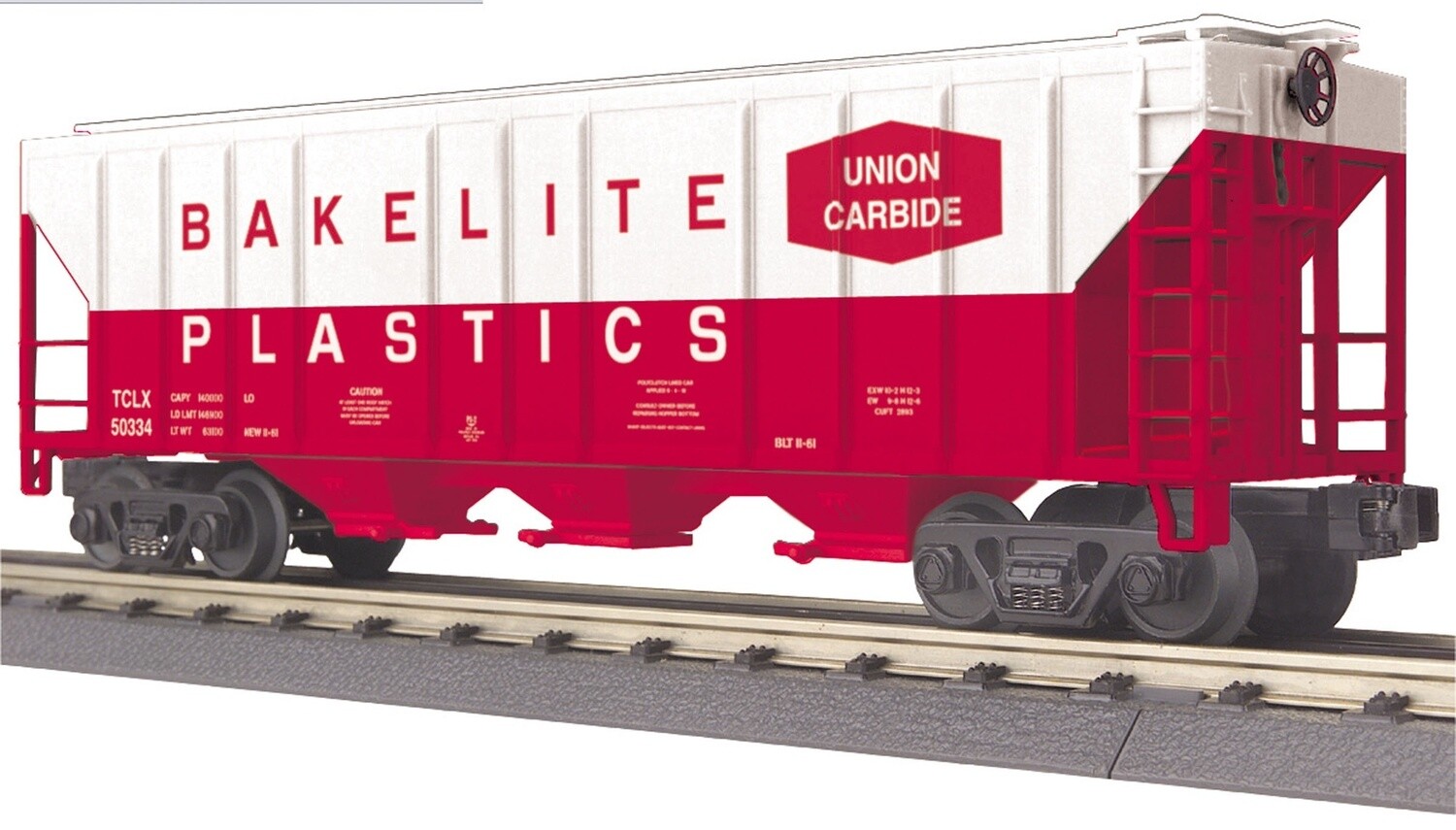MTH30-75489 | O Gauge | RailKing Ps-2 Discharge Hopper Car | Bakelite Plastics