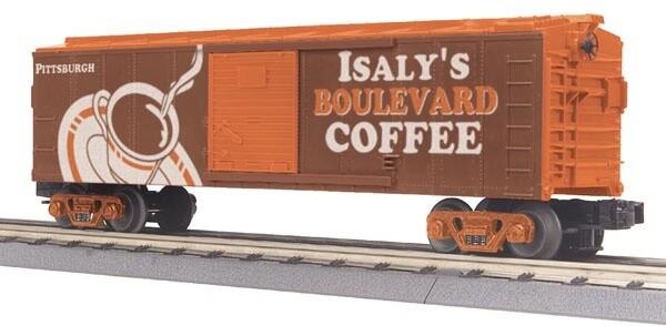 MTH30-74238 | O Gauge | RailKing Box Car | Isaly's Blvd. Coffee No.