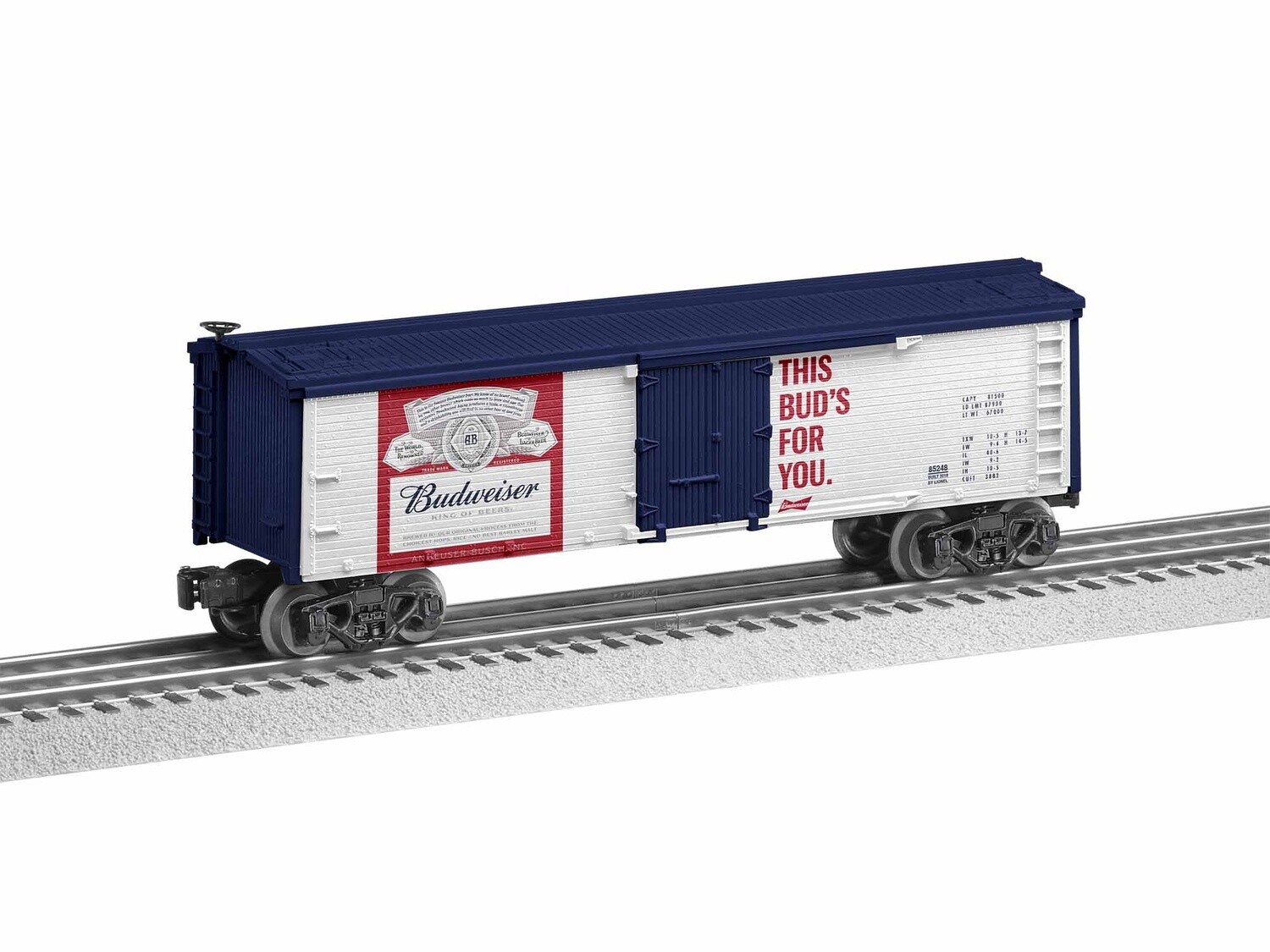 LIONEL85248 | O Gauge | BUDWEISER REEFER