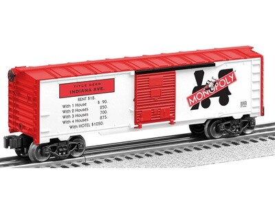 81073 | O Gauge | MONOPOLY BOXCAR 2 PACK