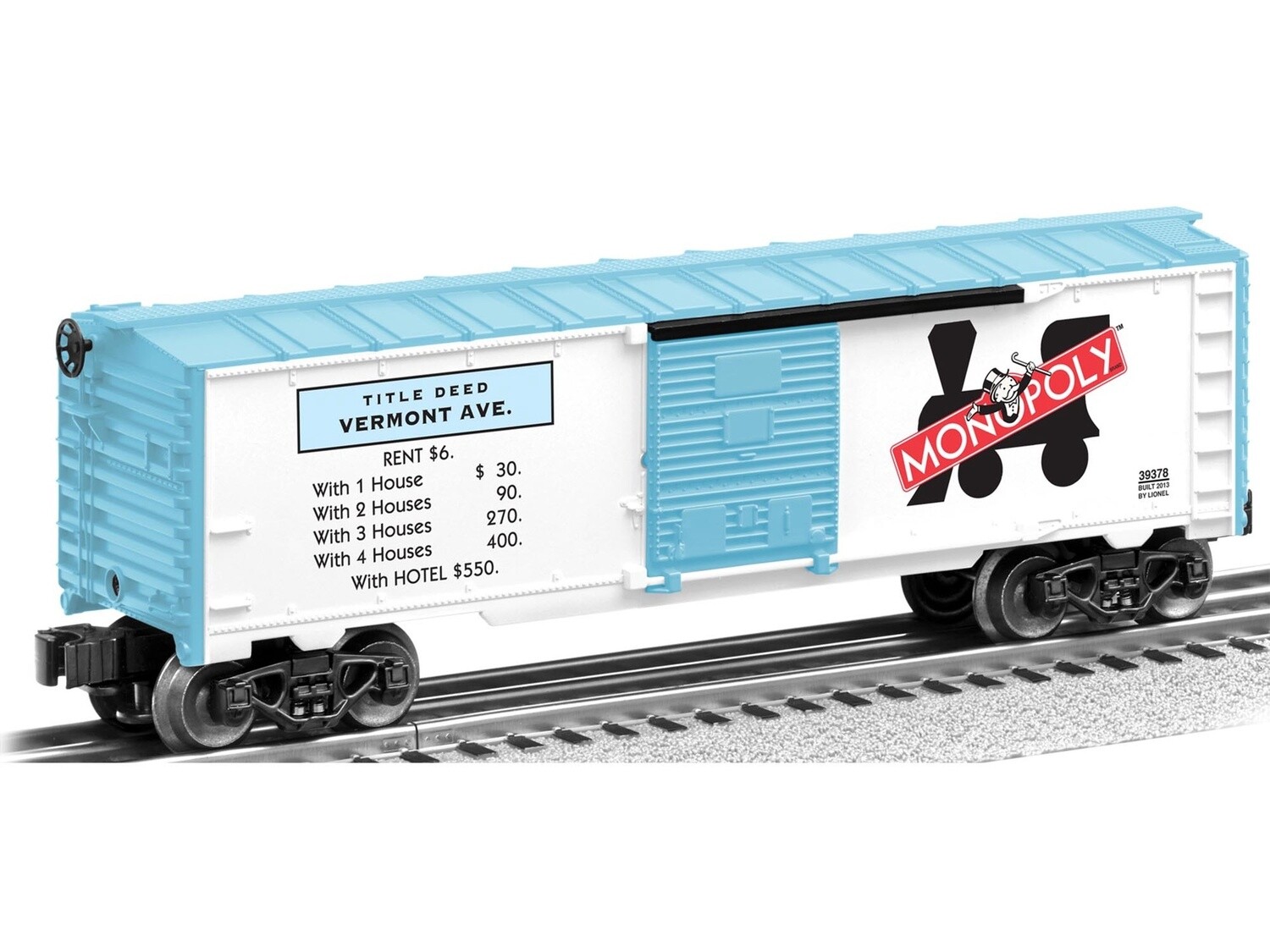 39376 - O MONOPOLY BOXCAR 2 PACK (STATES AND VERMONT AVE)
