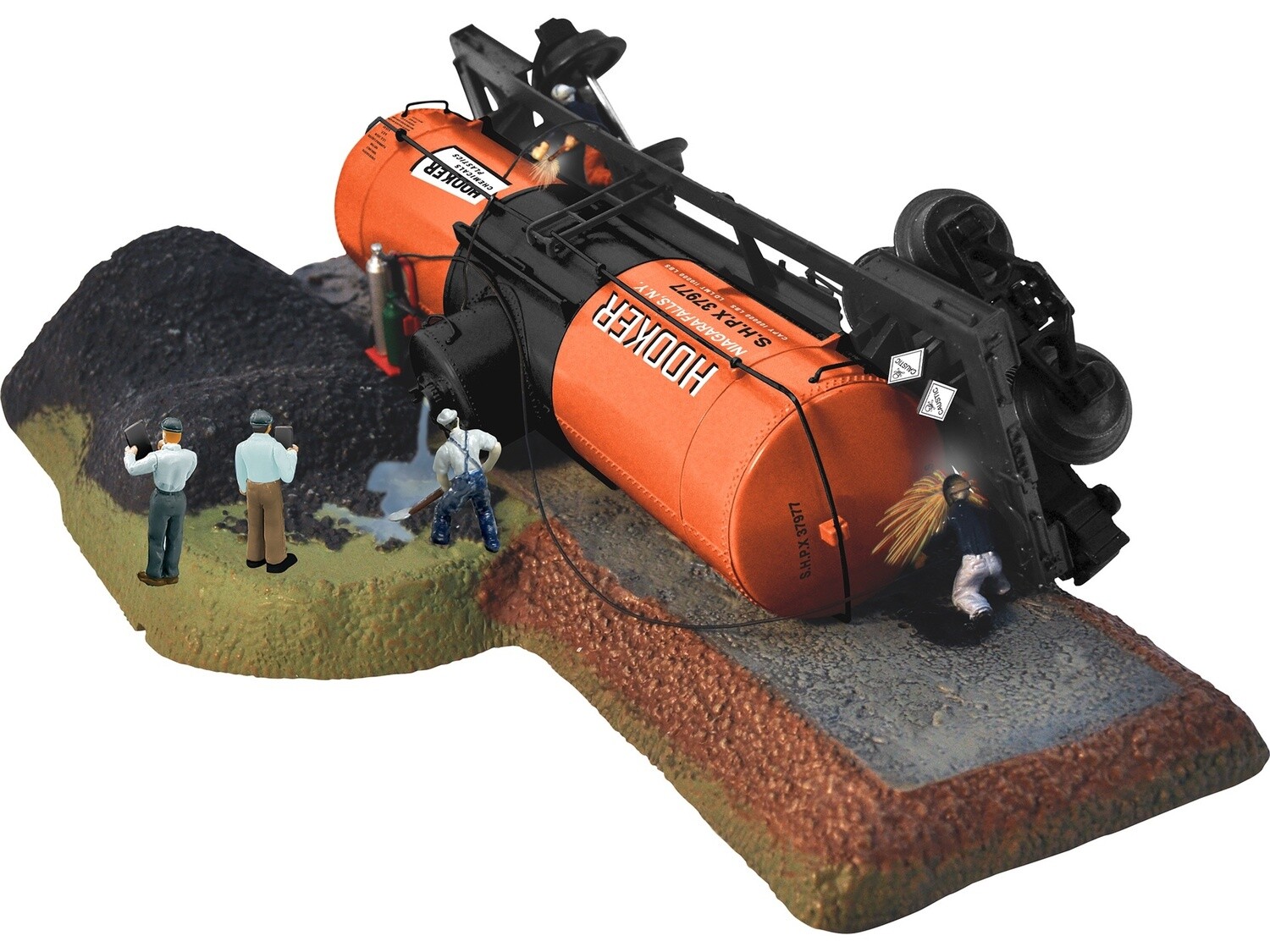 37977 | O Gauge | HOOKER TANK CAR ACCIDENT