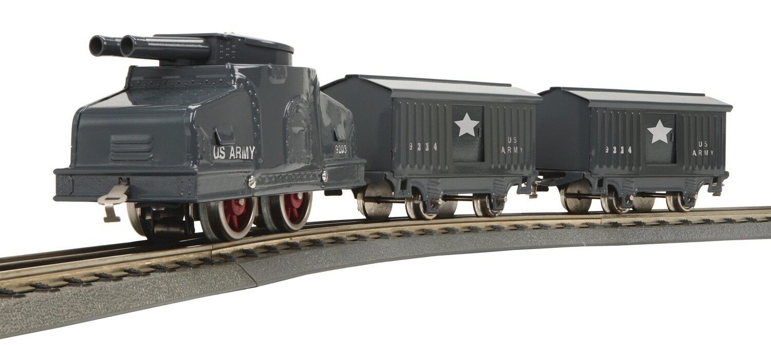 11-6068-0 | O Gauge | Lionel Corporation Tinplate No. 214 Armored Motor Car Outfit