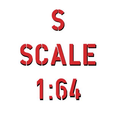 S Scale - 1:64