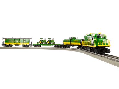 LIONEL 2123040  | O GAUGE | LIONCHIEF | JOHN DEERE GP38 FREIGHT SET