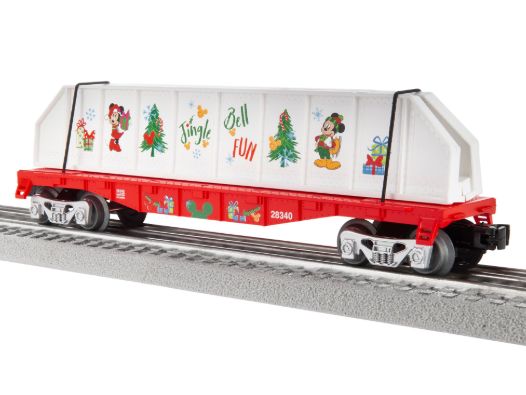 2128340 - MICKEY &amp; FRIENDS CHRISTMAS FLATCAR W/GIRDERS