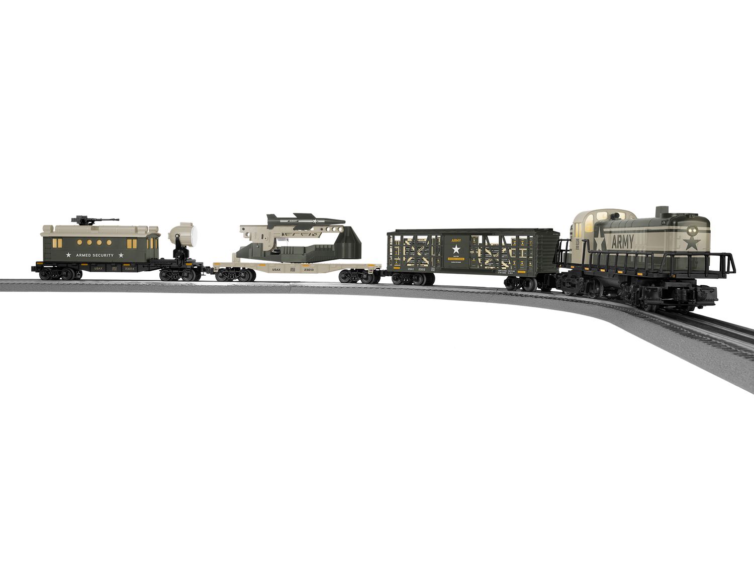 LIONEL 2223010 | O GAUGE | LIONCHIEF | ARMY FREIGHT SET