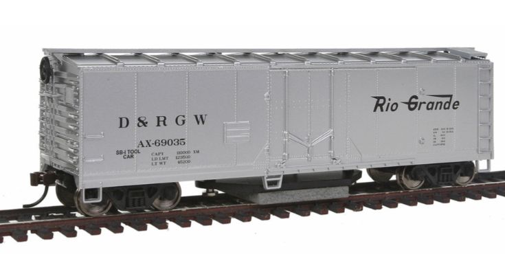 931-1482 - HO D&amp;RGW TRACK CLEAN CAR