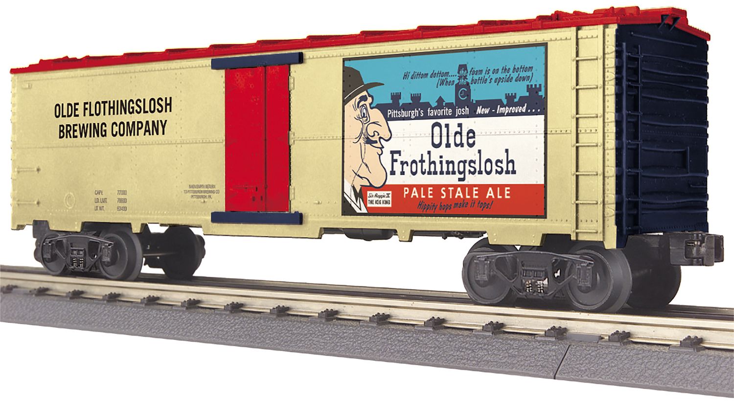 MTH30-78243 | O Gauge | RailKing Modern Reefer Car | Olde Frothingslosh