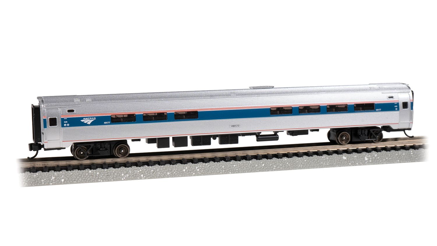 BAC14168 - N AMTRAK AMFLEET PASS CAR