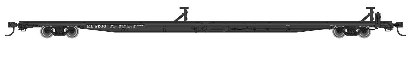 910-5512 - HO ERL FLATCAR #8737