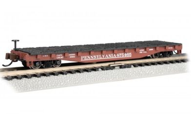 BAC17353 - N PRR FLAT CAR