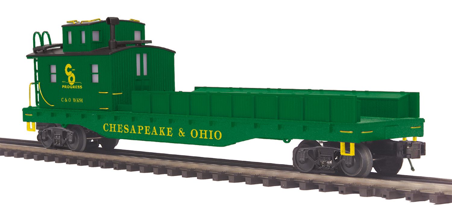 MTH20-95458 | O Gauge | Premier O Scale Crane Tender | C&amp;O