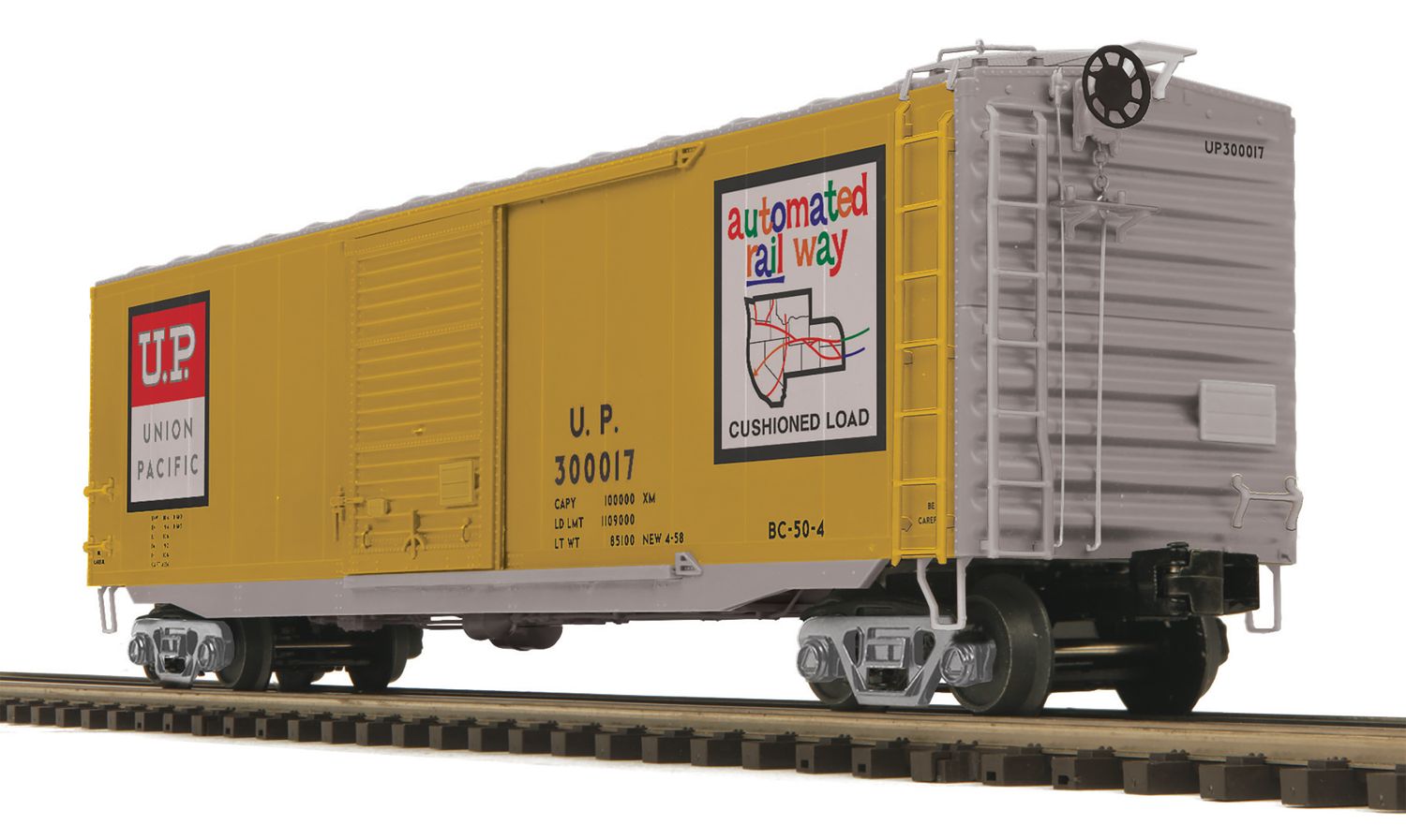 MTH20-99315 | O Gauge | Premier 50’ Ps-1 Box Car w/Youngstown Standard Door | Union Pacific
