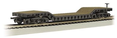 BAC18349 | HO | 52' CENTER-DEPRESSED FLAT CAR | WITH NO LOAD