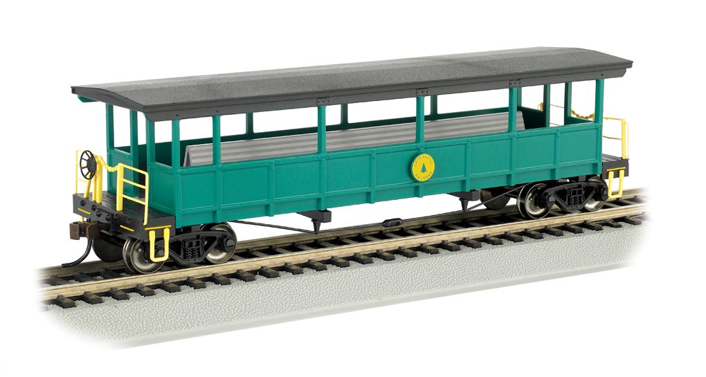 BAC17445 | HO | OPEN-SIDED EXCURSION CAR | CASS SCENIC RAILROAD