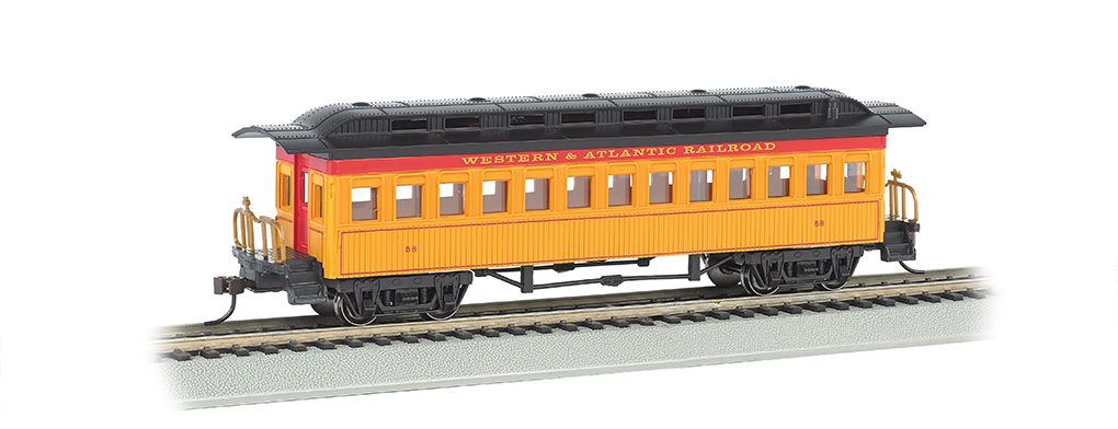 BAC13406 | HO | COACH (1860-80 ERA) | WESTERN &amp; ATLANTIC RAILROAD
