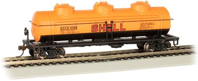 BAC17107 | HO | 40' THREE DOME TANK CAR | SHELL #1258