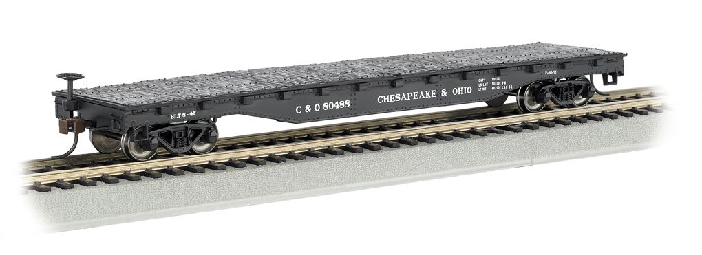 BAC17322 | HO | 52' FLAT CAR | CHESAPEAKE &amp; OHIO®