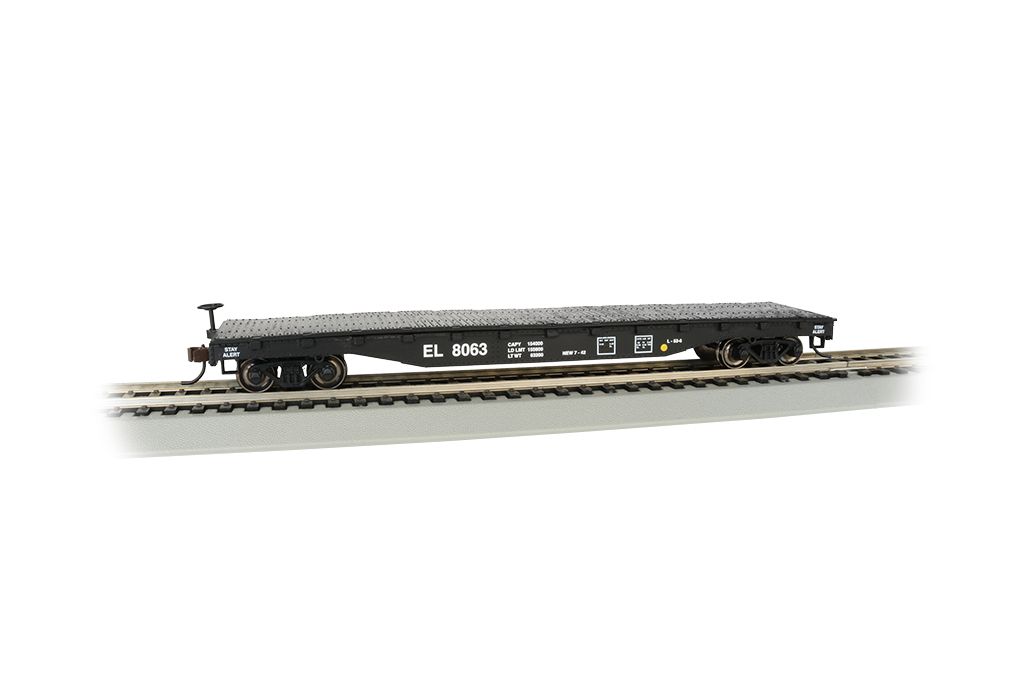 BAC17304 | HO | 52' FLAT CAR | ERIE LACKAWANNA #8063