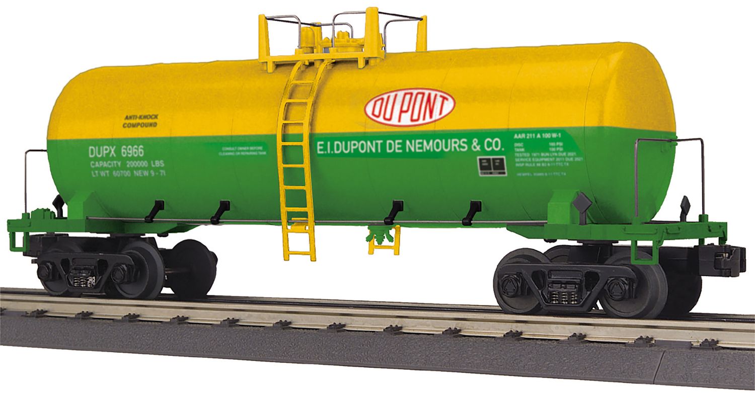MTH30-73555 | O Gauge | RailKing Modern Tank Car | DuPont