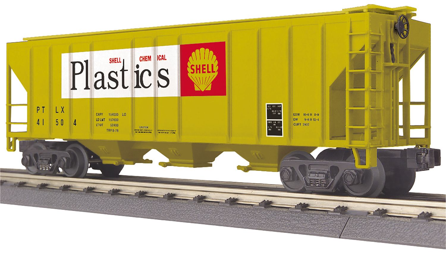 MTH30-75584 | O Gauge | RailKing Ps-2 Discharge Hopper Car |  Shell Plastics