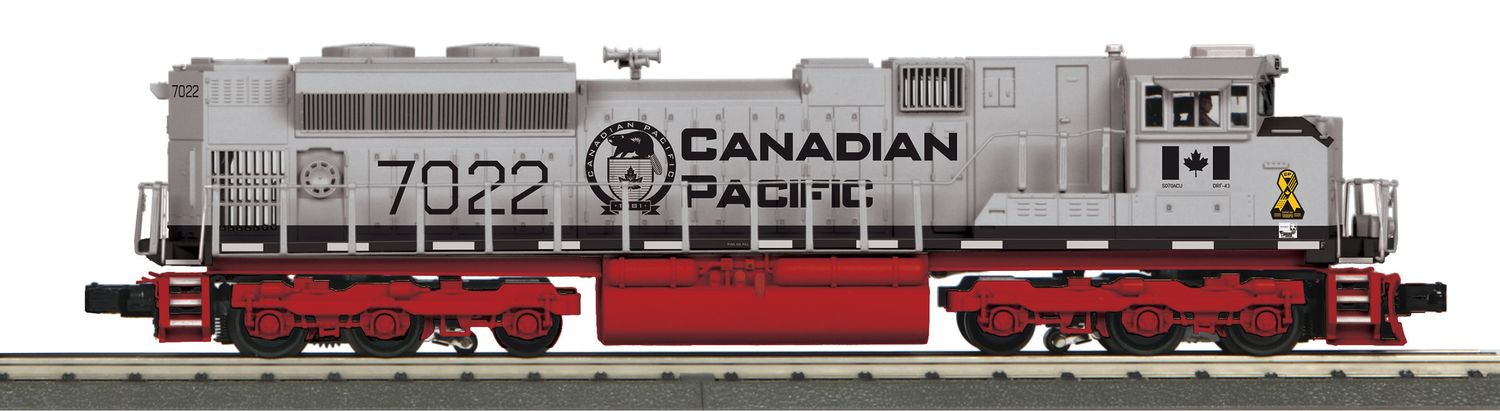 MTH30-20946-1 | O Gauge | RailKing SD70ACe Imperial Diesel Engine With Proto-Sound 3.0 | Canadian Pacific (Military - Gray)