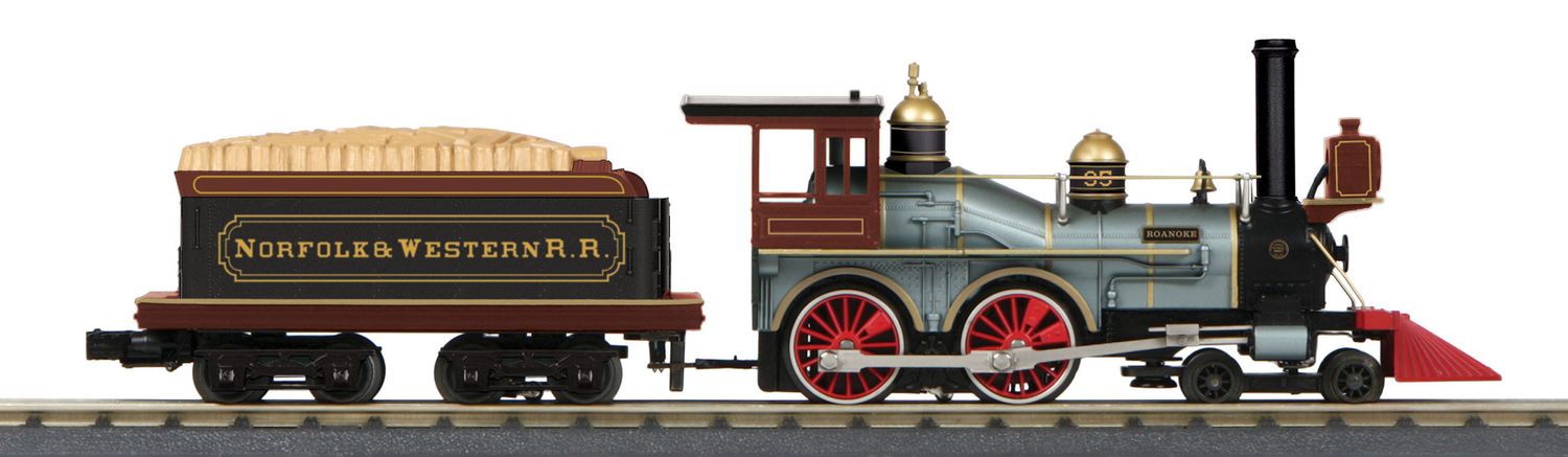 MTH30-1718-1 | O Gauge | RailKing 4-4-0 General Steam Engine w/Proto-Sound 3.0 | Norfolk and Western
