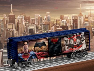83780 | O Gauge | MAN OF STEEL BOXCAR